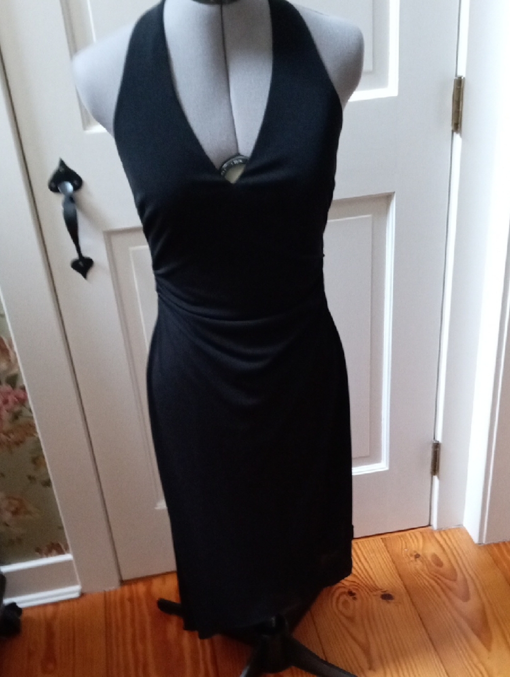 David Meister Halter Neck Dress